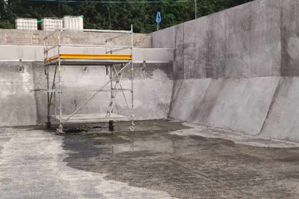 Verfugung Kläranlage, Neu-Ulm / Bayern